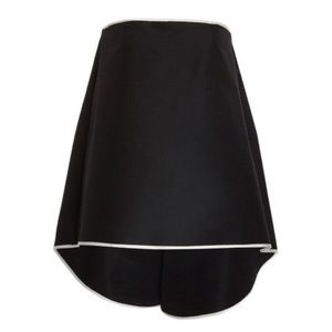 Elizabeth Kennedy NWT Black and White Strapless Tent Top size 2